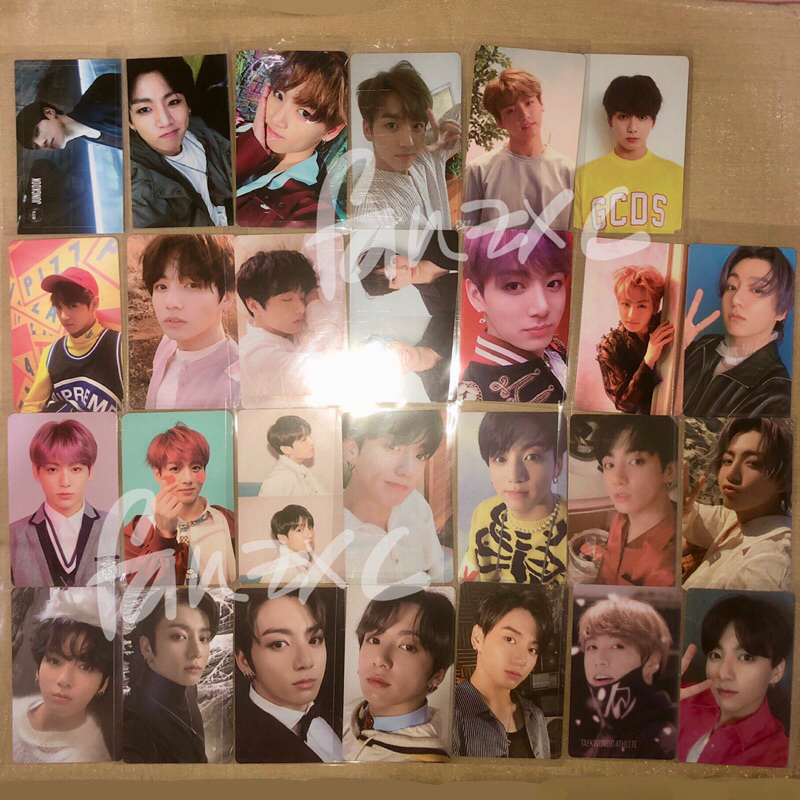 BTS Jungkook PC Photocard — ALBUM ; DARK N WILD HYYH2 YNWA HER TEAR ANSWER PERSONA MOTS7 LIGHTS BTS 