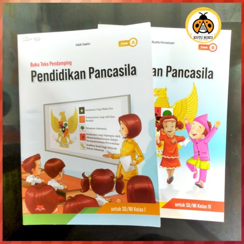 Pendidikan Pancasila Kelas 1&4 SD/MI Buku Kurikulum Merdeka Teks Pendamping Fase A - PT. Warna Mukti