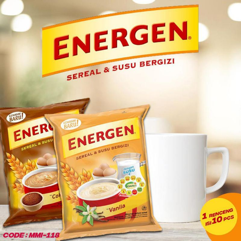 

Energen sereal 1 renceng isi 10 sachet 32gr TERMURAH