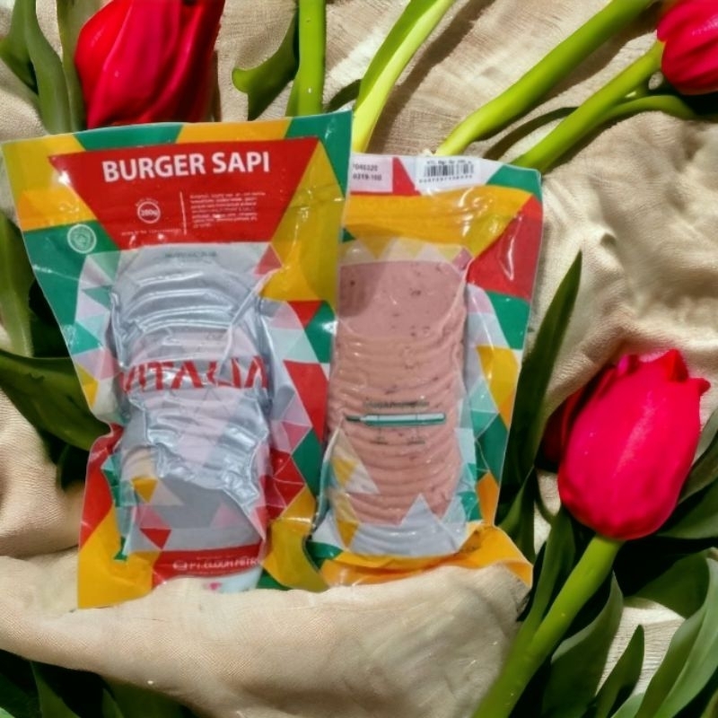 

RN_FROZEN - VITALIA Burger Sapi Isi 20's/ Berat 280gr