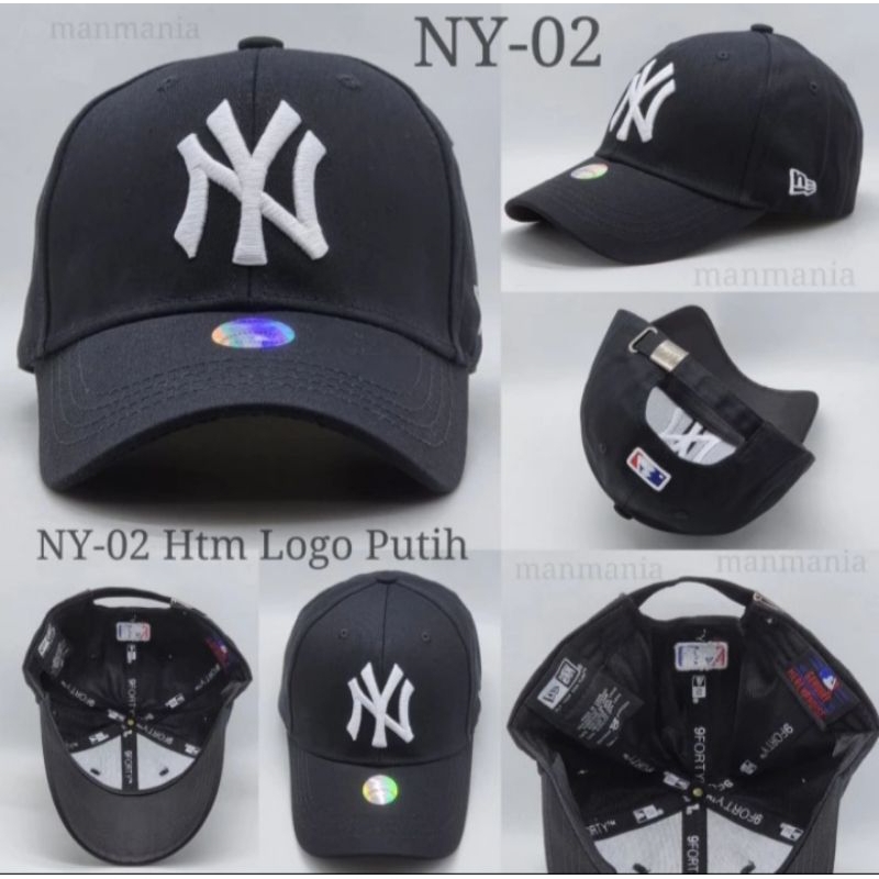 Ready Topi Impor Topi Baseball Topi NY hitam