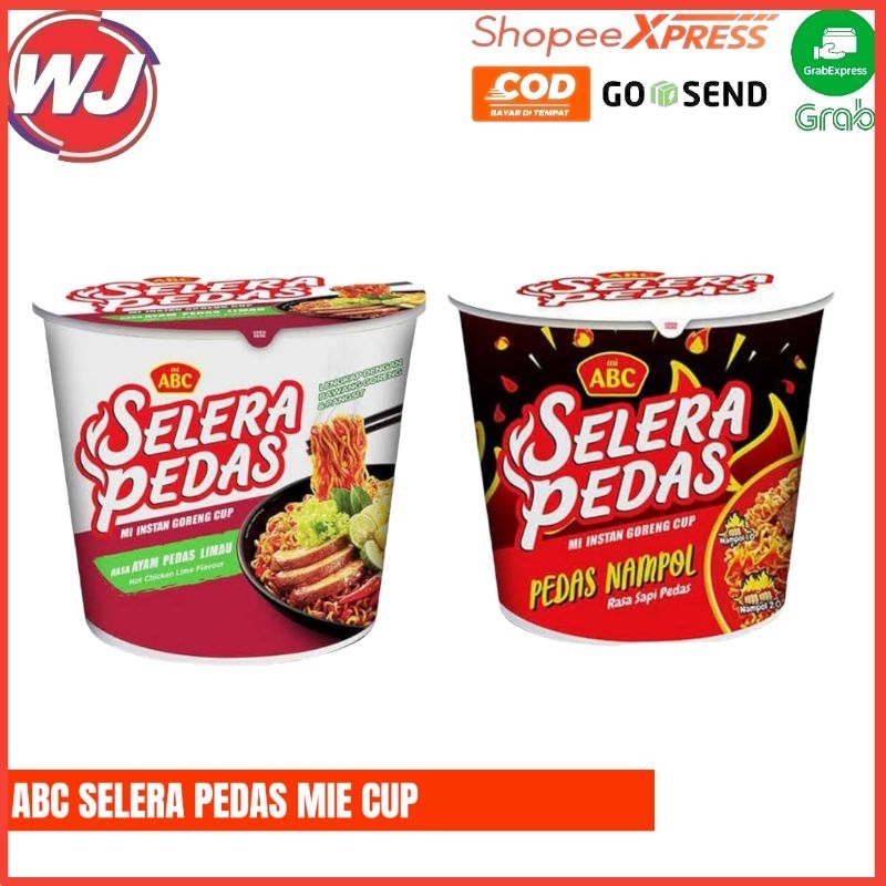 

ABC SELERA PEDAS MIE CUP 80g