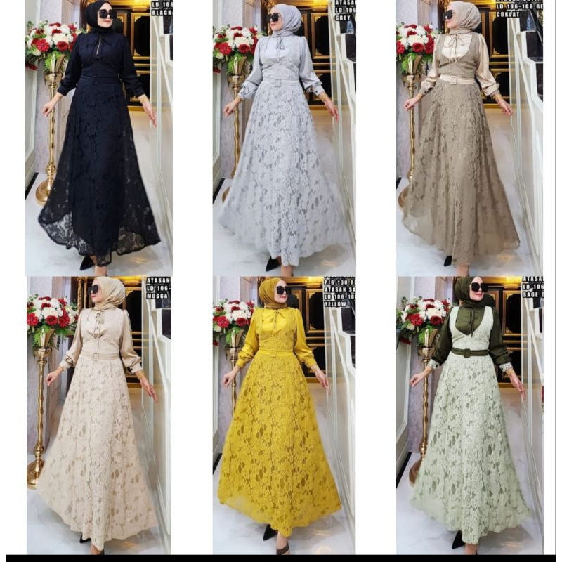 ready  set overal brukat 100% ORI SHR