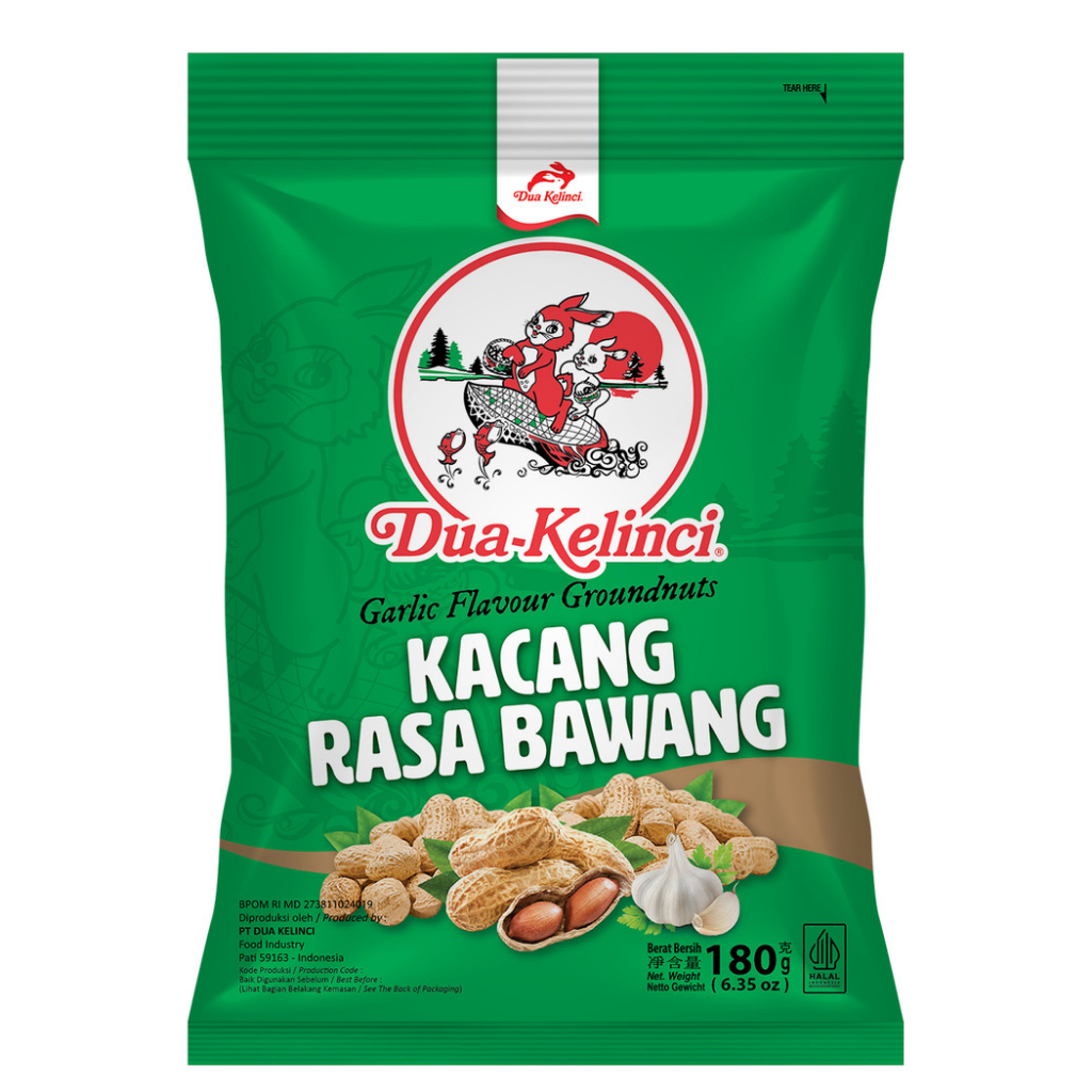 

Dua Kelinci Kacang Garlic 180 gram