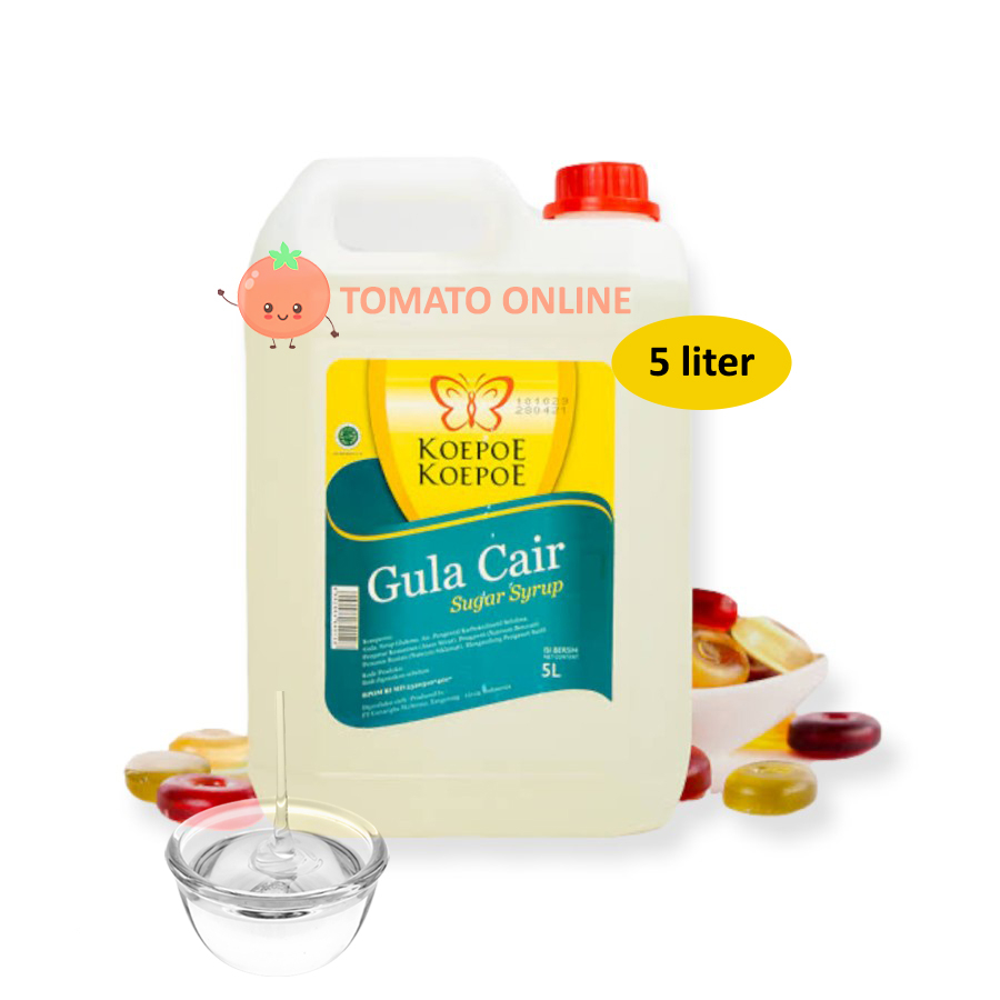 

Koepoe Kupu / Gula SIRUP CAIR Sugar Syrup / 5 liter ltr lt L 5liter 5ltr 5l