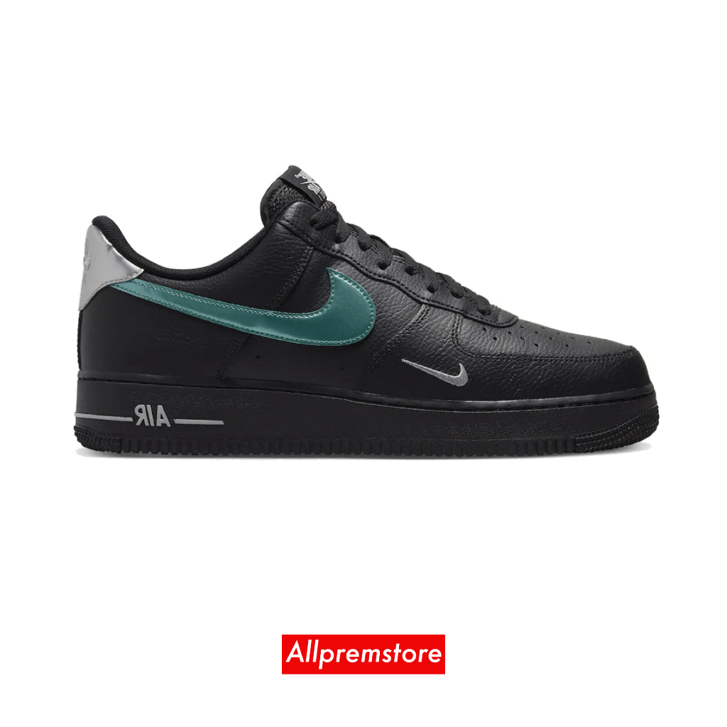 Nike Air Force 1 Low Black Blue Lightning