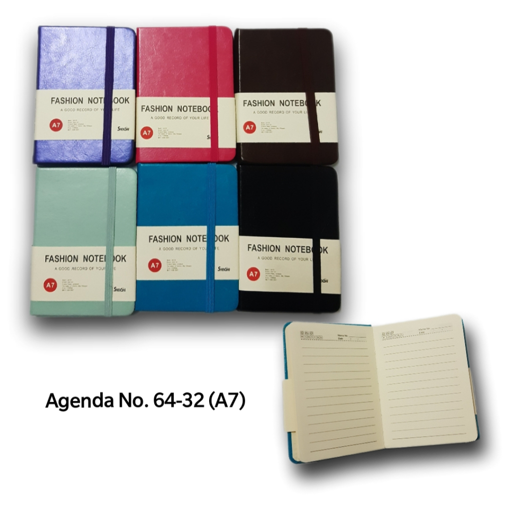 

Buku Catatan Notebook Saku Pocket Memo Mini A7 Garis Hardcover Warna