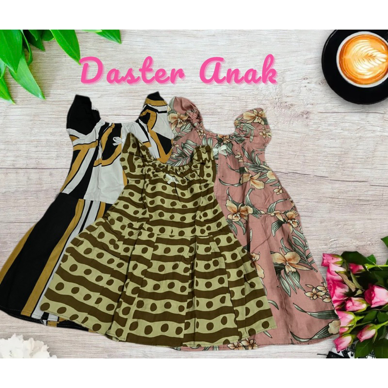 Daster ANAK LUCU DASTER ANAK CANTIK DASTER ANAK KOREA DASTER ANAK PEREMPUAN BAJU ANAK