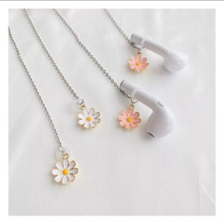Promo Kalung Gantungan Kacamata Headset Wireless Apple AirPods Anti Hilang - PinkDaisyLanyrd Berkual