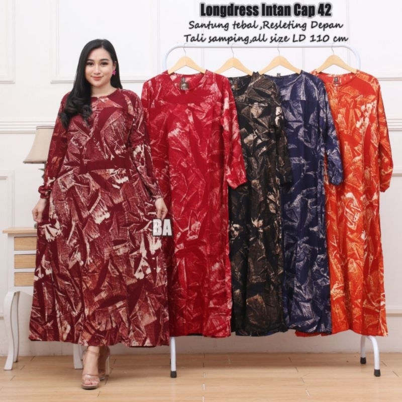 longdres daster batik daster muslim