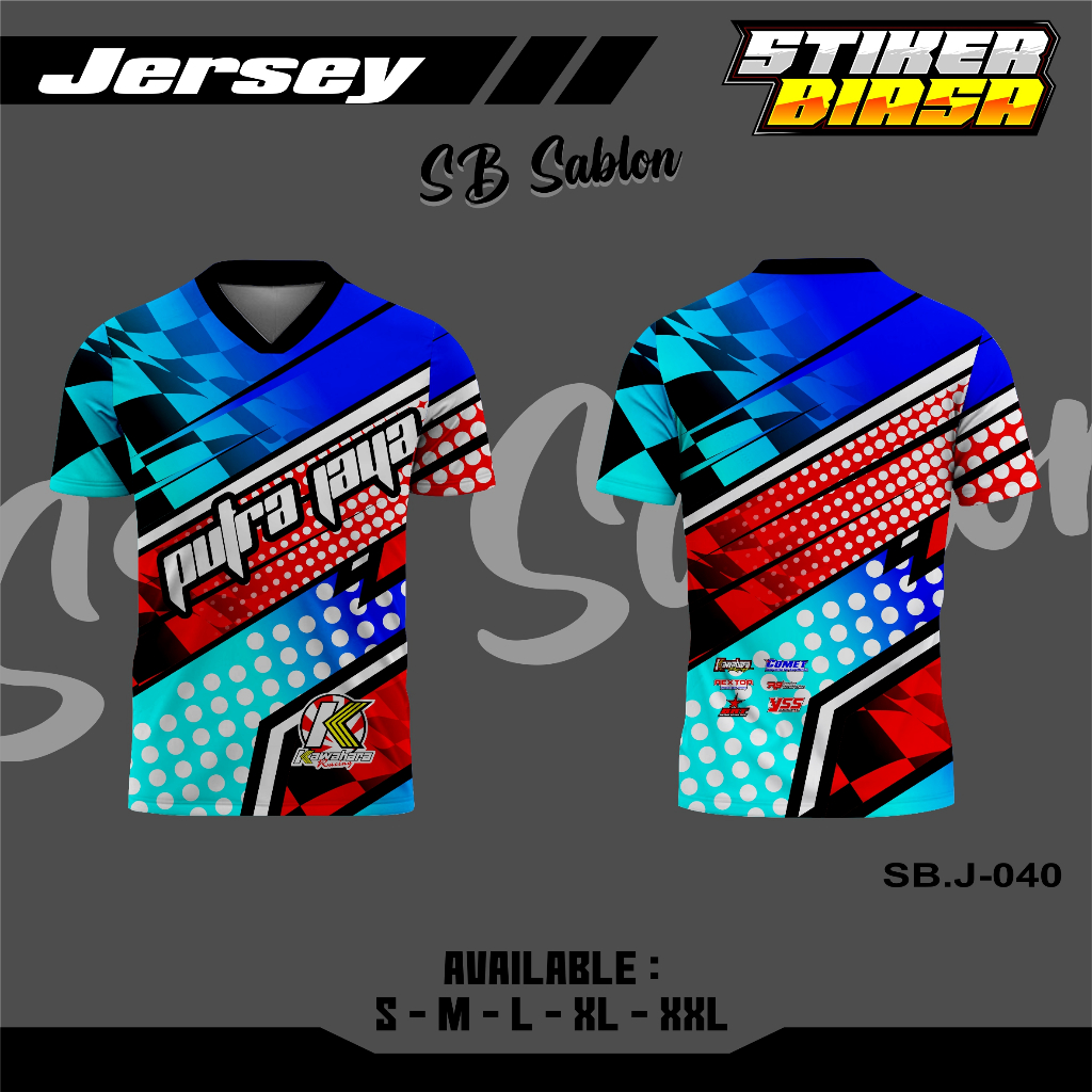 Jersey Racing Full Printing - Jersey Racing Team - Jersey Racing Custom - Jersey Racing Team Balap B