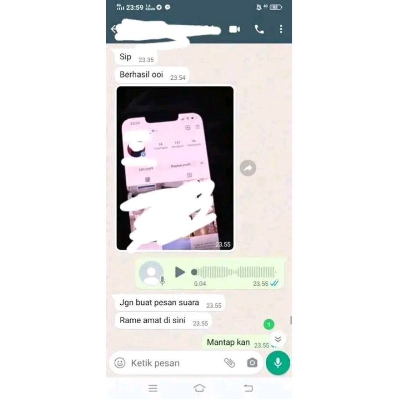 PAKET INSTRAGRAM CENTANG BIRU