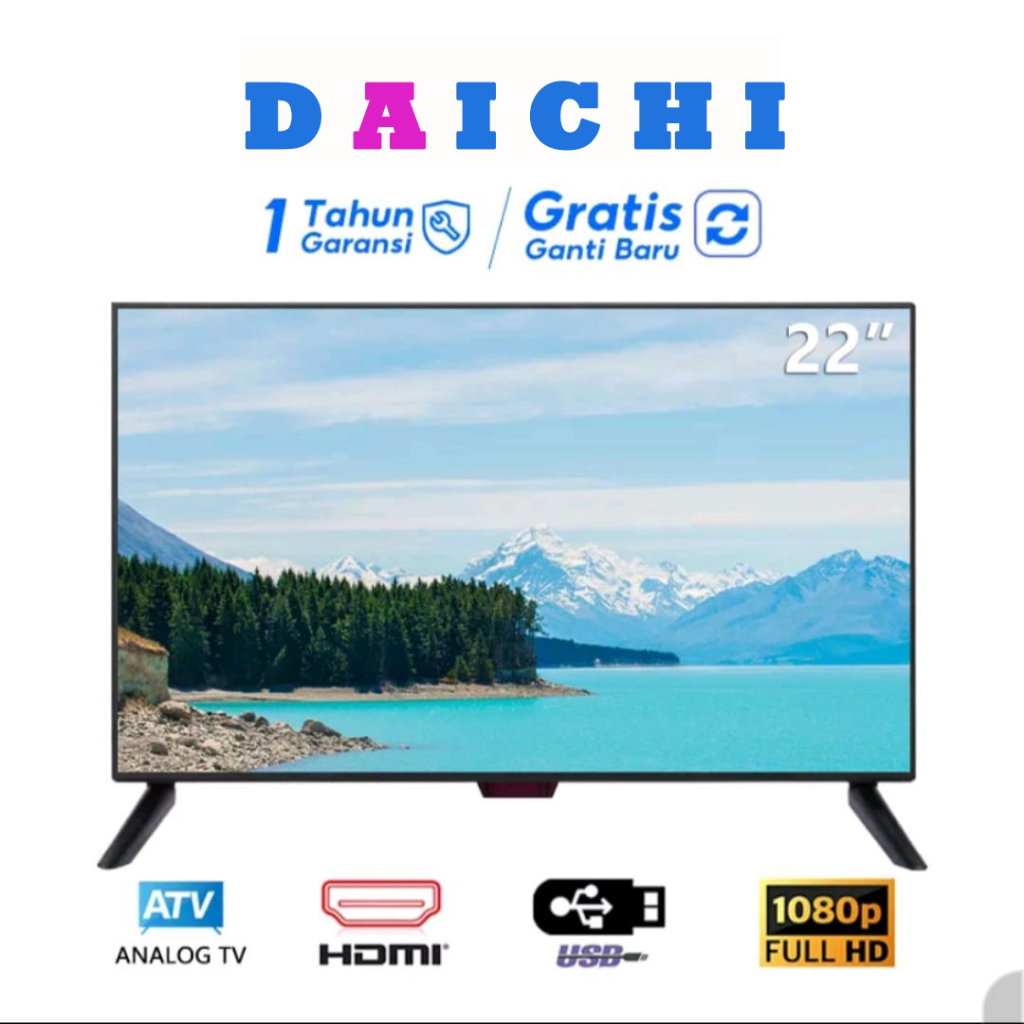 Daichi / Weyon TV LED DIGITAL 22 inch 19/21/22/24/25/27/30 Inch FULL HD LED Tv Berkualitas