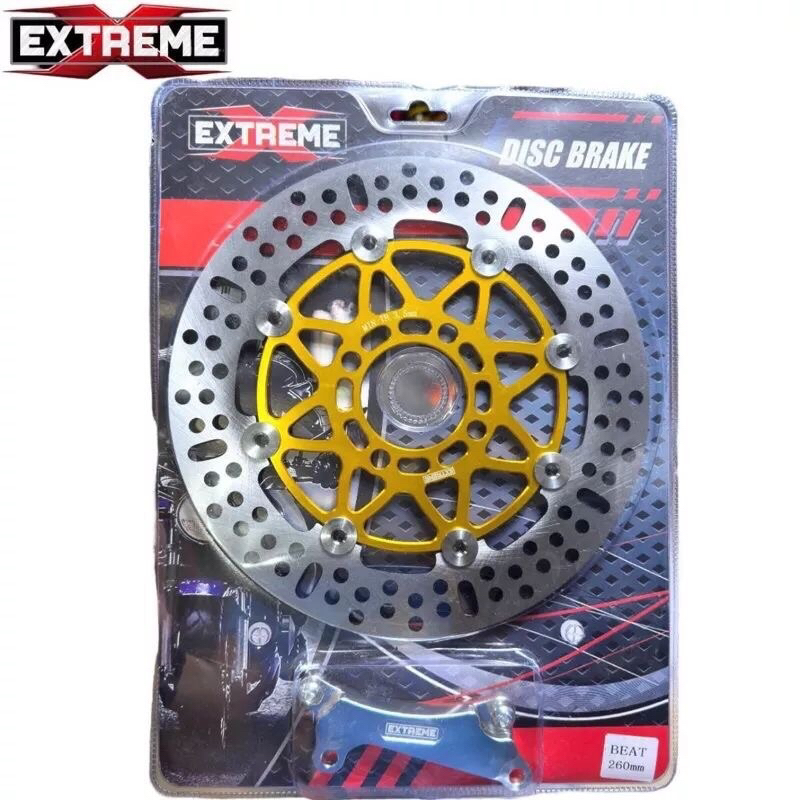 Piringan Cakram Depan Extreme 260Mm Disc Brake Floating Full Cnc Model Psm Motor Beat Vario 110 125 150 160 Scoopy Genio Fazio Spacy Ukuran 260 mm Universal