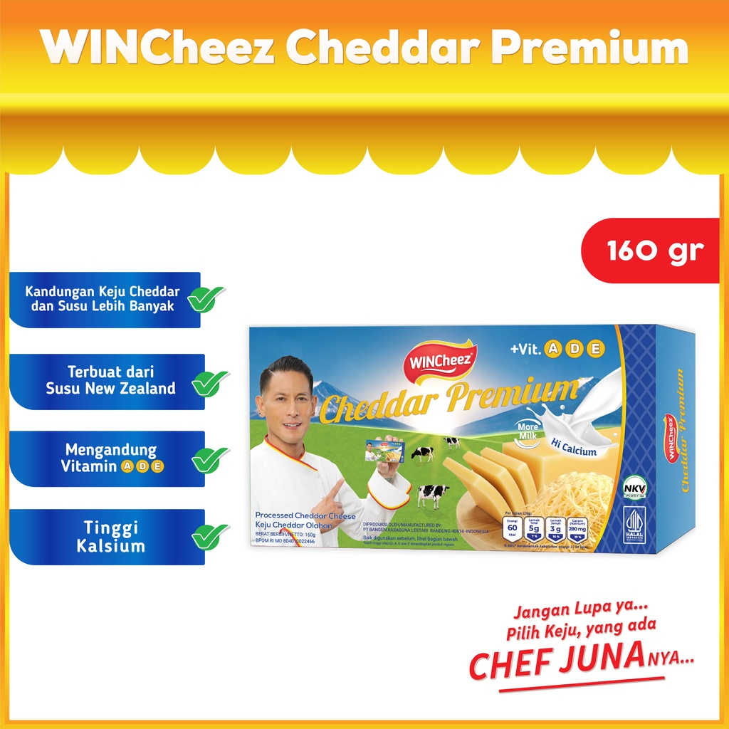 

Wincheez Cheddar Premium 160gr / Gold 170gr