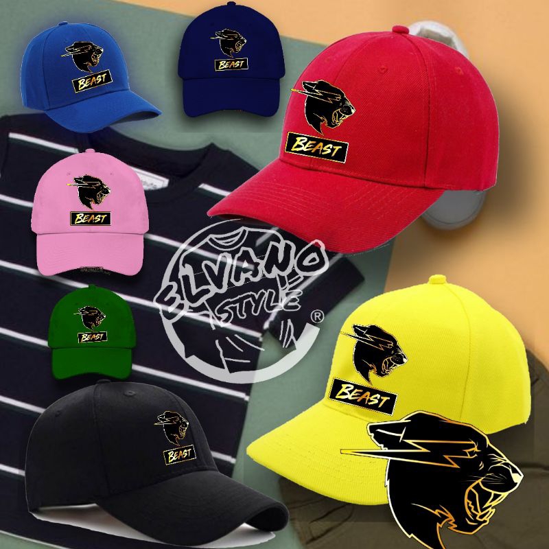 Mr Beast Topi Anak karakter Mr Beast YouTuber