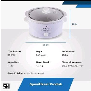 slow cooker miyako sc-510