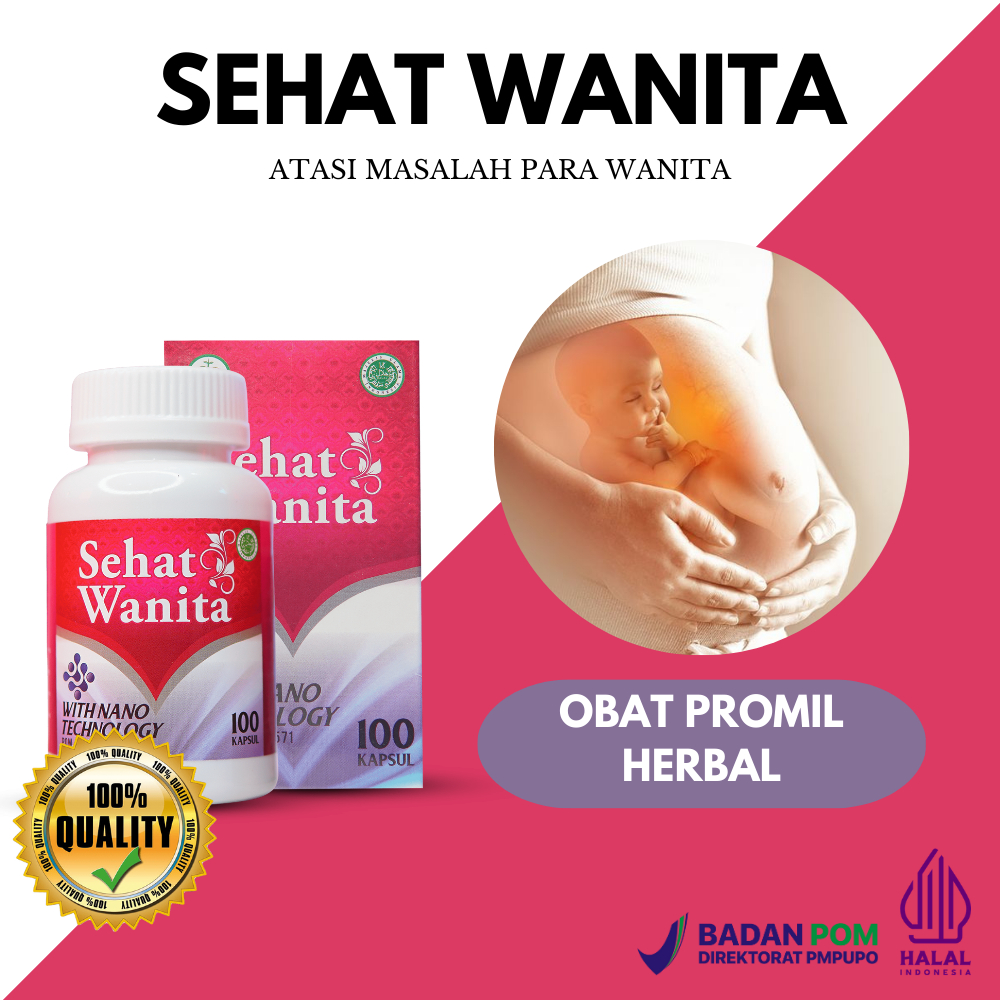 [Bisa COD]Obat Promil Wanita / Bantu Promil/ Penyubur Wanita Sehat Wanita Kapsul Original 100% Sudah