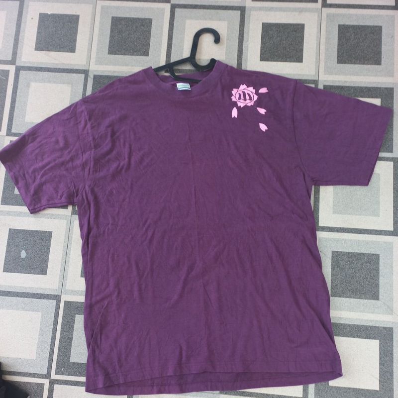 Kaos oblong cowok lengan pendek Ungu by United Athle