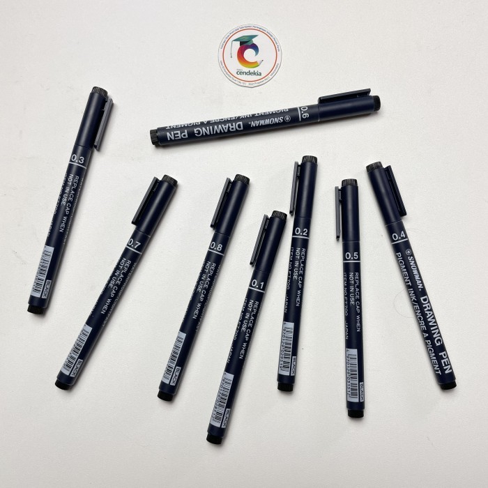 

Drawing Pen SNOWMAN FT 700 Hitam 0,1-0,8