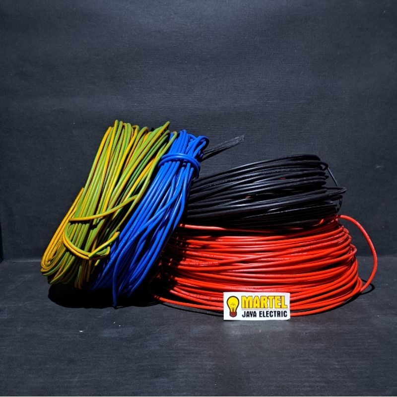 Kabel listrik kawat NYA 1x1,5mm ETERNA [ ecer per 1 meter ]