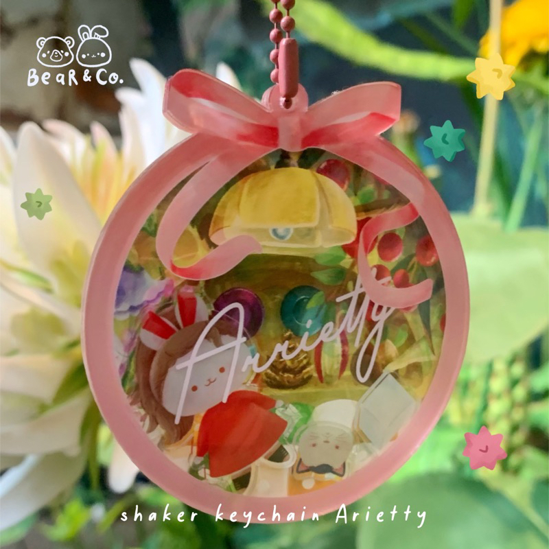 arietty shaker keychain studio ghibli merch fan art