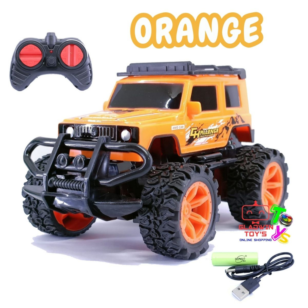 MAINAN RC JIMMY OFFROAD MOBIL OFF ROAD TURBO SKALA 1:32 BATERAI CHARGER
