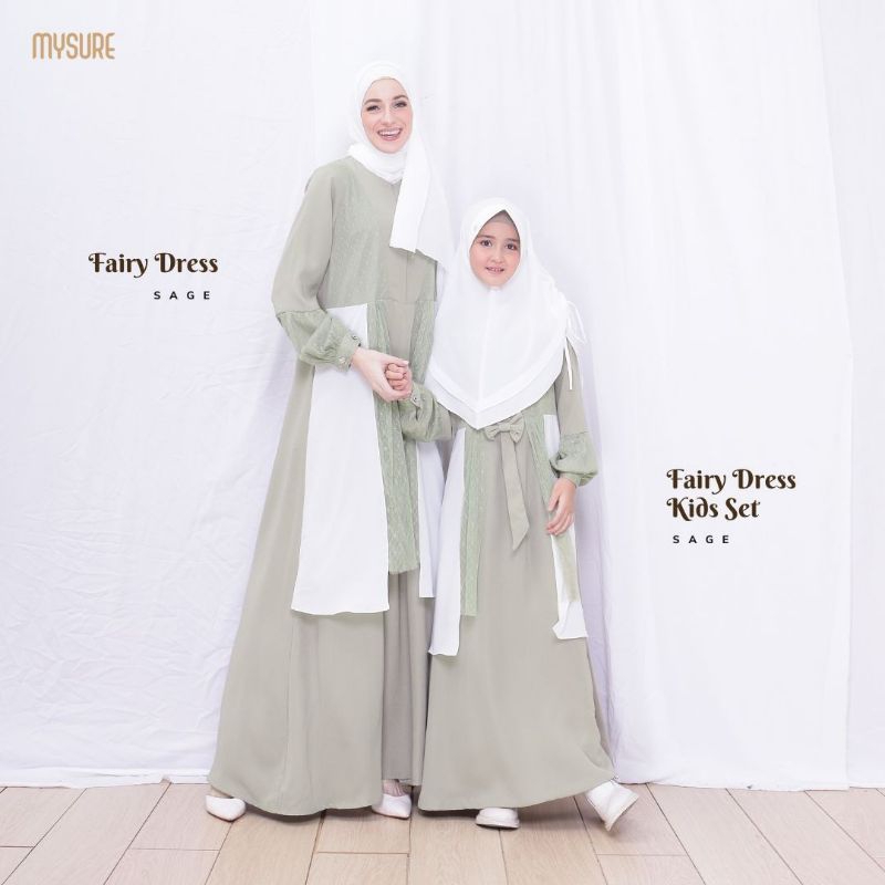 Fairy Dress Couple by Mysure | Gamis Dewasa Fairy | Gamis Anak Fairy | Gamis Sage | Gamis Layer | Ga
