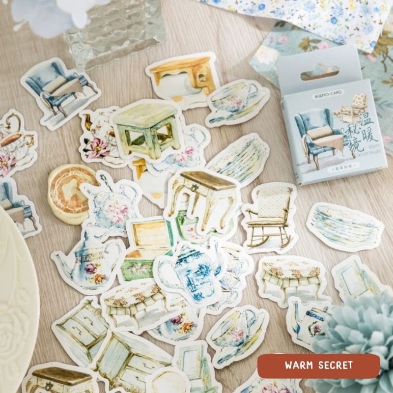 

Bullet Journal Kit I (10 pcs) Warm Secret Realm ~ Aesthetic Series Mini Sticker