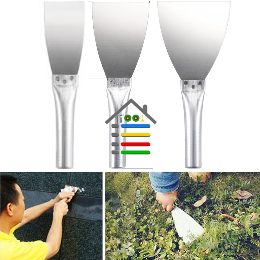 SCRAPER KAPE BAJA PISAU DEMPUL 2 " 3 " 4 " PENGKIKIR DINDING