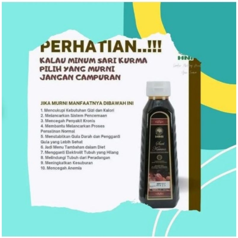 SARI KURMA HNI HPAI ORI BPOM