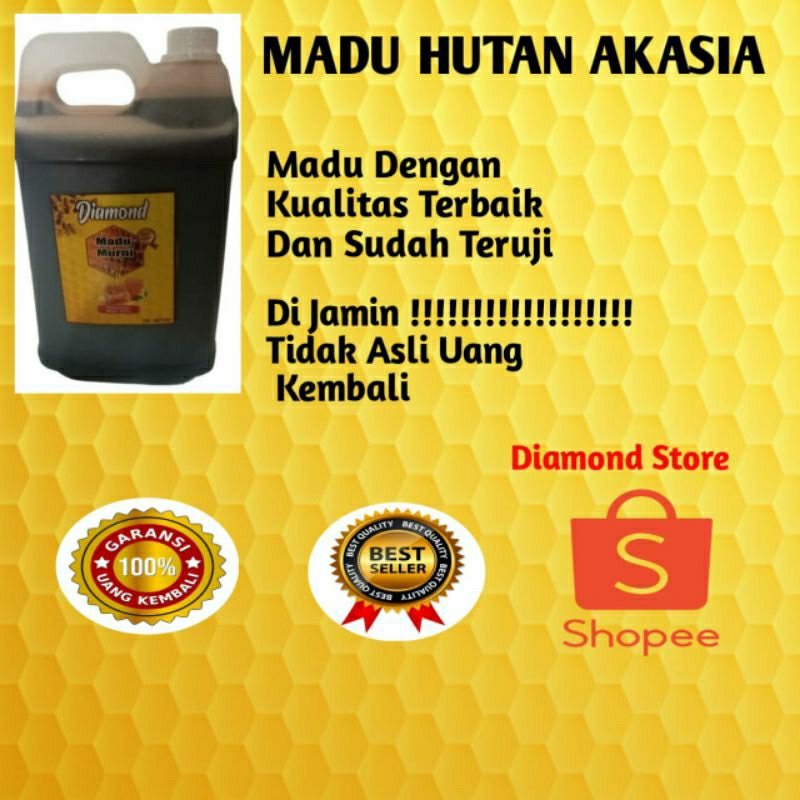 

Madu Murni 7 Kg Pure Raw Honey Madu Asli Nektar Bunga Akasia