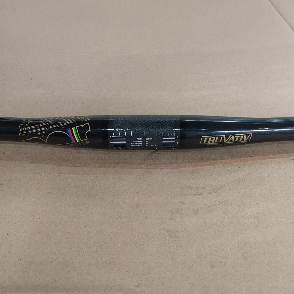 Stang Sepeda Mtb Flat Truvativ Noir 31.8 580mm Carbon