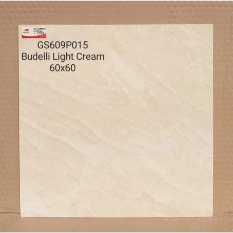 Granit 60x60 Garuda Tile Budelli Light Cream Glazed Polished Kw1