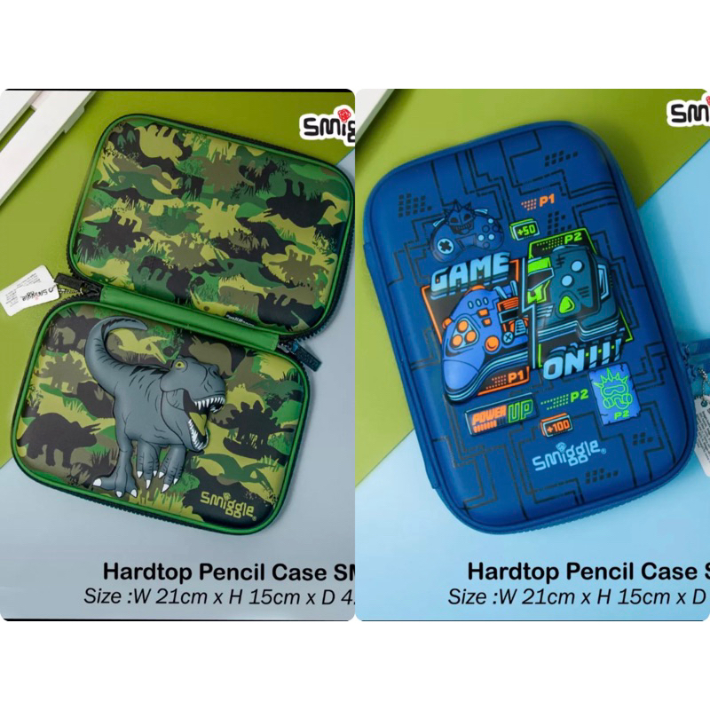 Pencil Case DINO SMIGGLE ORI 100 % Hardcase / Tempat Pensil Anak Smiggle ORIGINAL