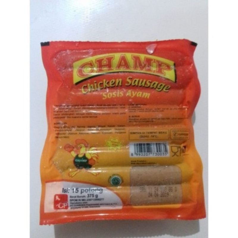 

Sosis Ayam Champ 375gr | Jatim