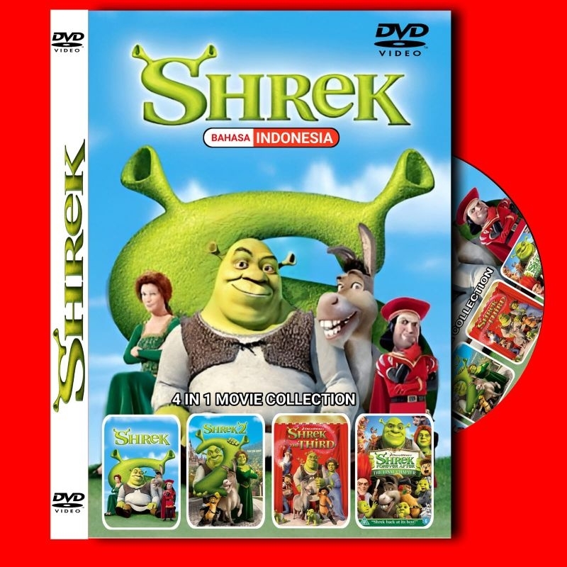 KASET DVD SHREK DUBBING BAHASA INDONESIA