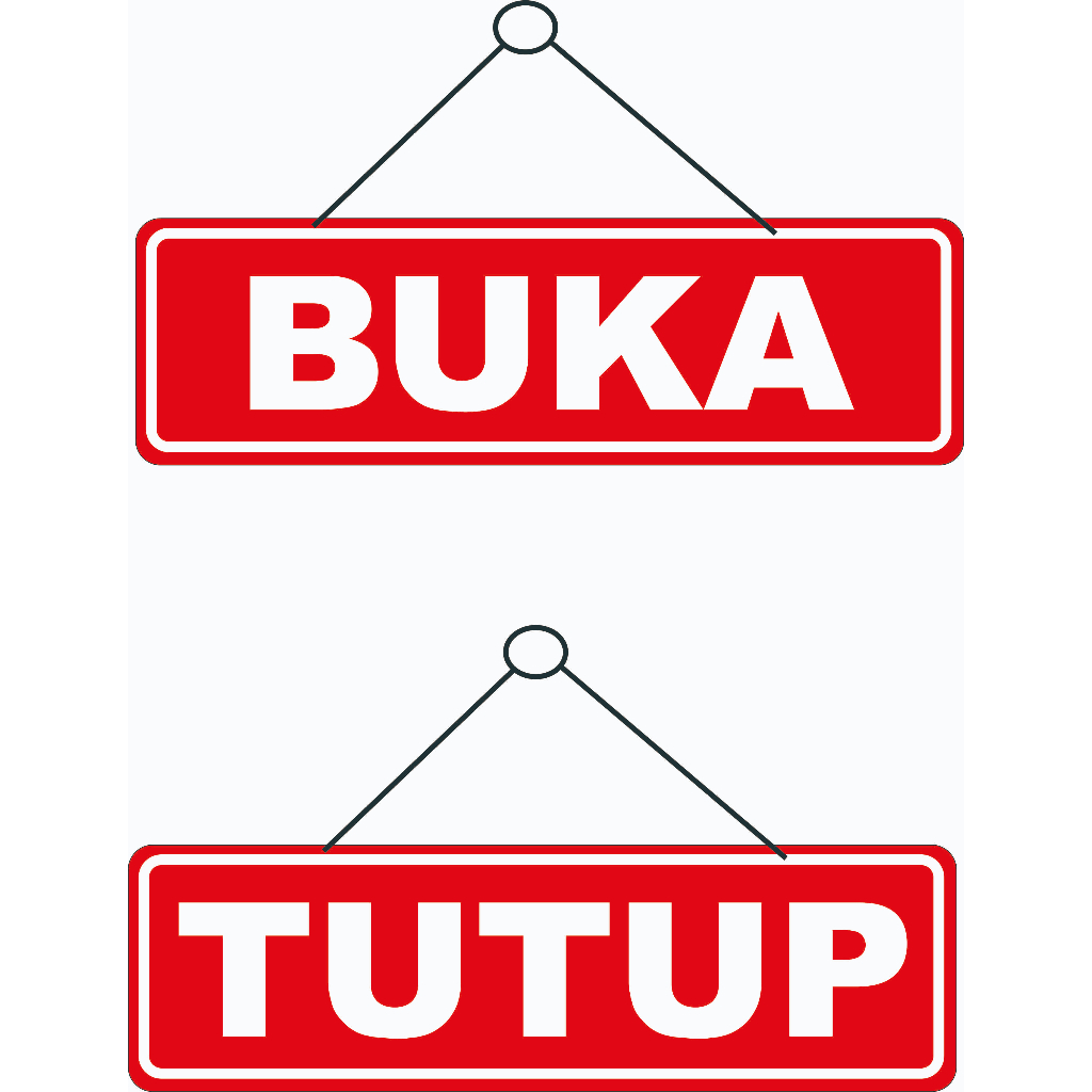 Akrilik Buka / Tutup