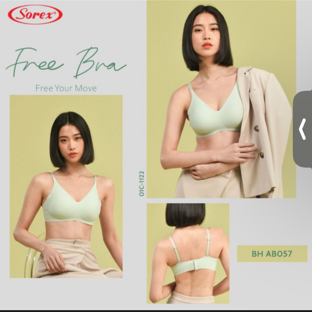 BH BRA AB057 SOREX SEAMLESS - BH SEAMLESS SOREX AB057 - 1 Pc Sorex Seamless Bra - BH Nyaman Tanpa Ka