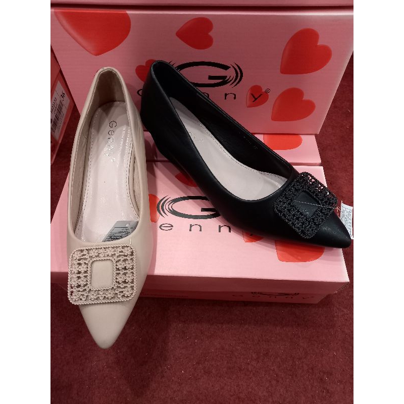 sepatu wedges wanita original Genny