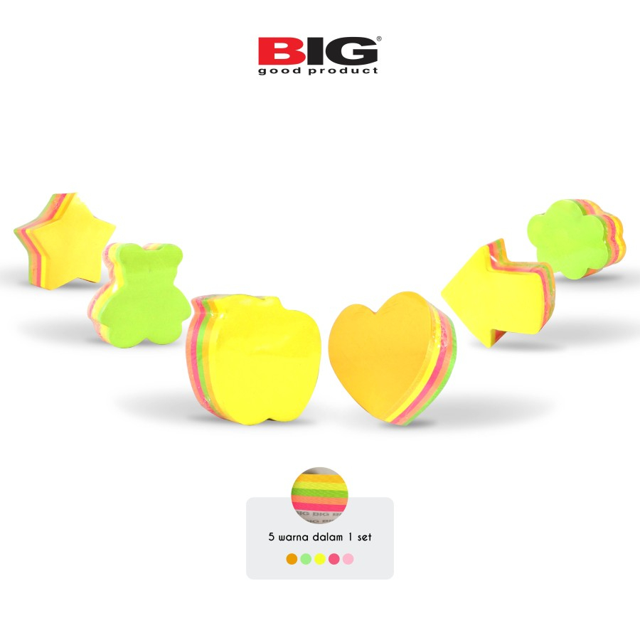 

Sticky Notes BIG Memo Bentuk Multi Color 51X51 SN-200