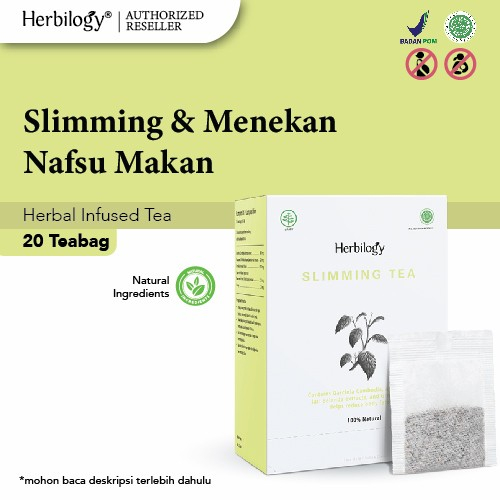 

Herbilogy Slimming Tea - Teh Pelangsing Herbal 20 Kantong