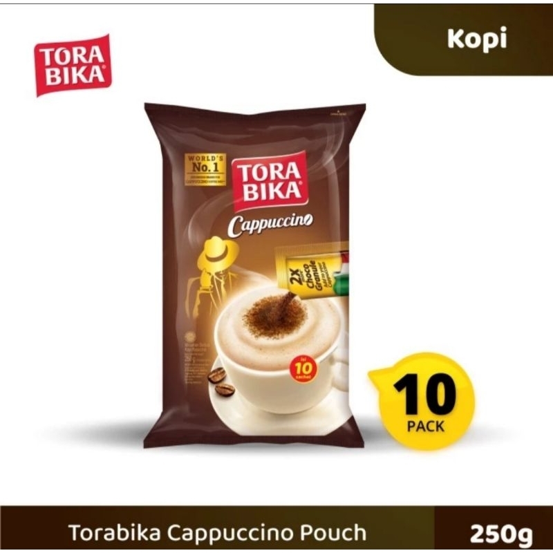 

Kopi torabika capucino 10sachet ×@25gr