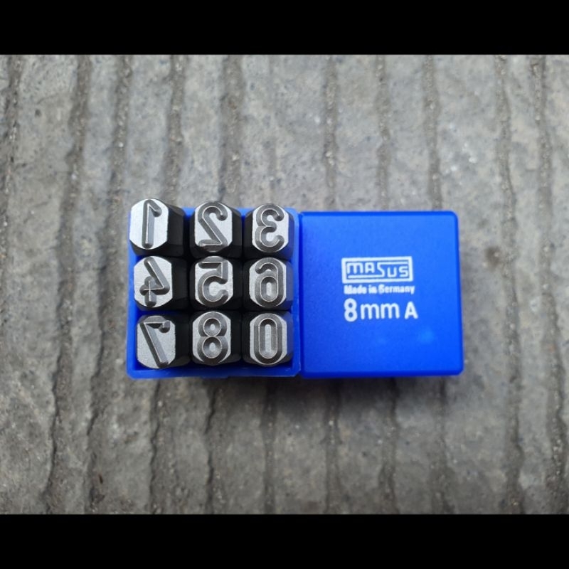 

KETOK ANGKA 8MM (0-9) MASUS GERMANY FIGURE STAMP PUNCH 8 MM