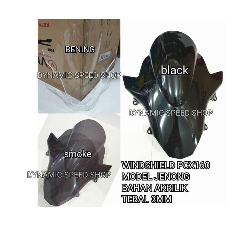 windshield pcx160 visor jenong pcx160 windshield Honda new pcx 160