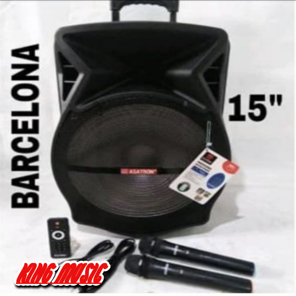 Speaker Portable Meeting Wireless Asatron Barcelona 15inch .