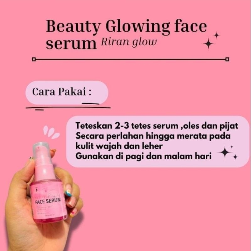 face serum pink glow