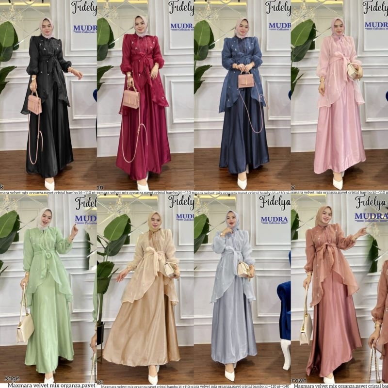 Fidelya dress ori by Mudra Hijab