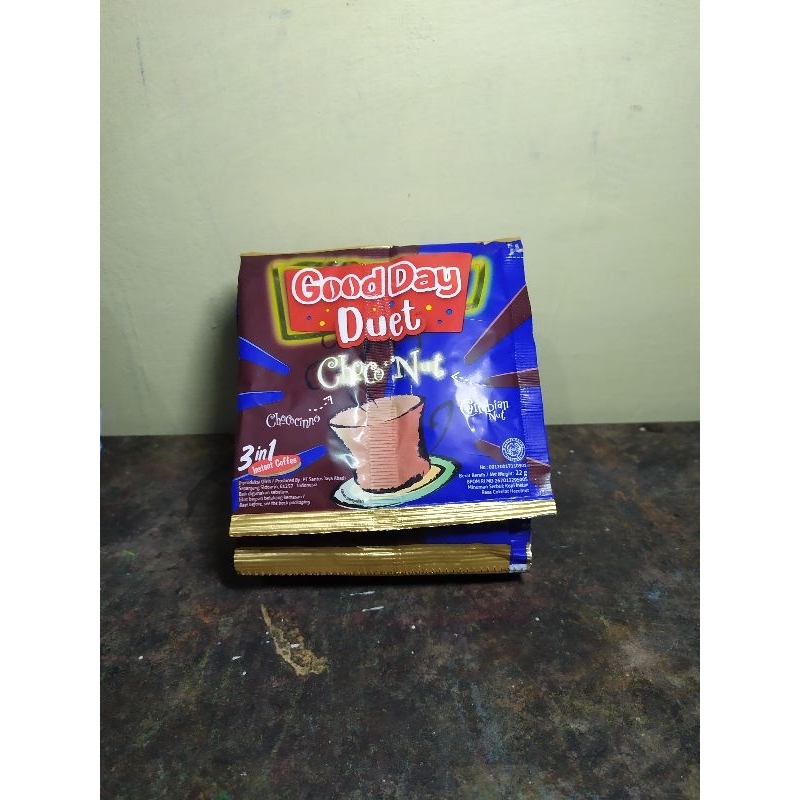 

Kopi Instan Good Day Duet Choco Nut Sachet