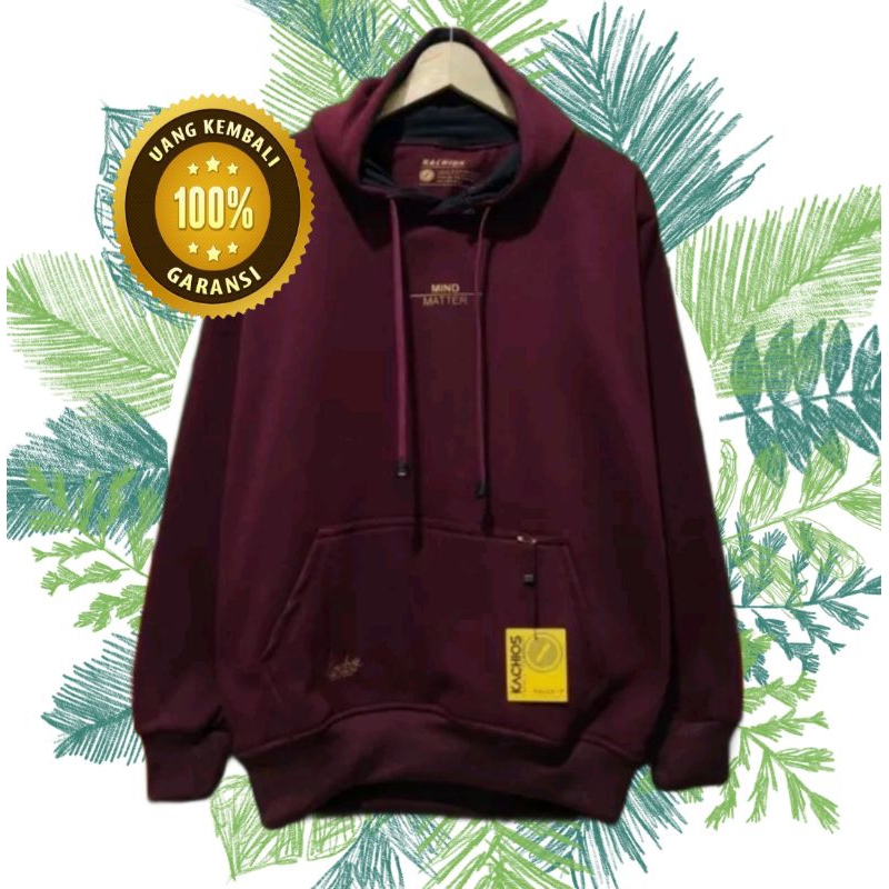 Sweater Hoodie Pria Wanita Distro Kachios Bahan Cotton Flecce Sedia Big Size Jaket distro switer dis